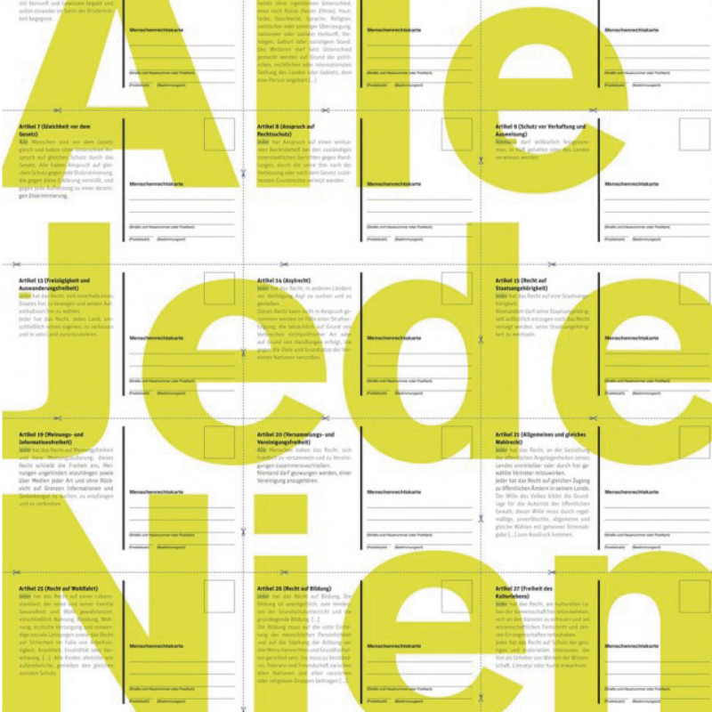 Kampagne: Menschenrechte Cover